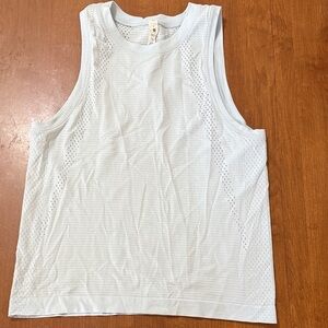 Lululemon Athletica White Tank Top